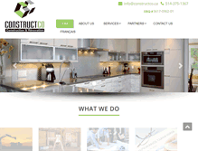 Tablet Screenshot of constructco.ca